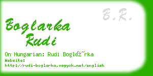 boglarka rudi business card